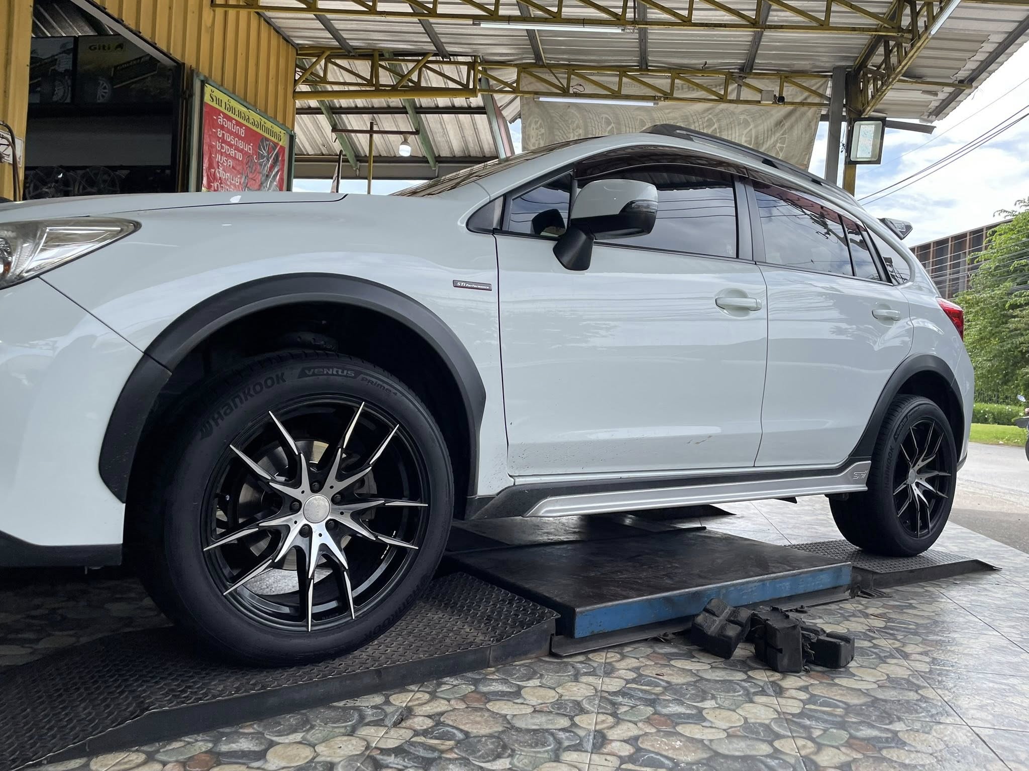 #SUBARU_XV🚘เปลี่ยนยาง 🛞🐘#HANKOOK_K135_235/50R18