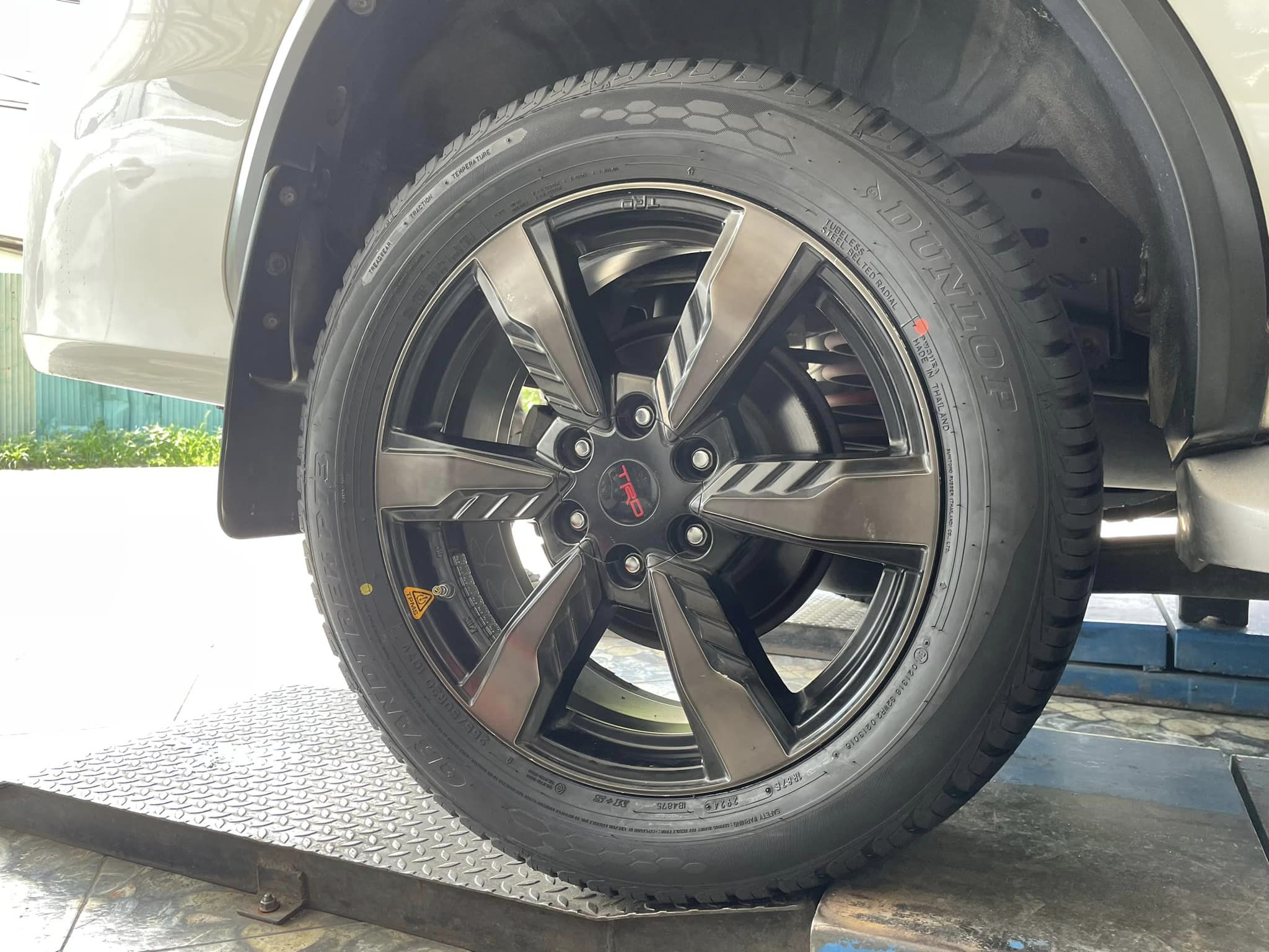 🛞❤️ #TOYOTA_FORTUNER 🚘❤️💫 🛞🐘#DUNLOP_GRANDTREK PT3_265/50R20 ❤️ 🛞 #TPMSตัววัดลมยางอัตโนมัติ🛞
