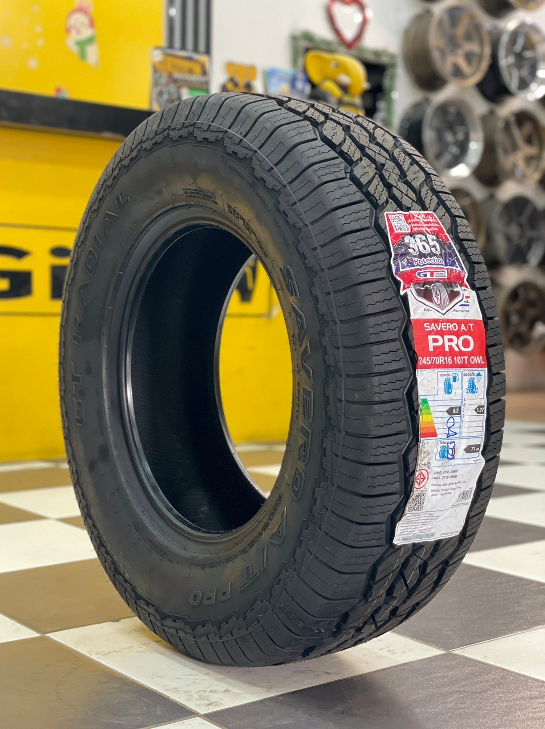 ยางใหม่ #จีทีเรเดียล #GT RADIAL SAVERO AT PRO 245/70R16 ยางใหม่ปี2024 (ราคาโปรโมชั่น4เส้น)