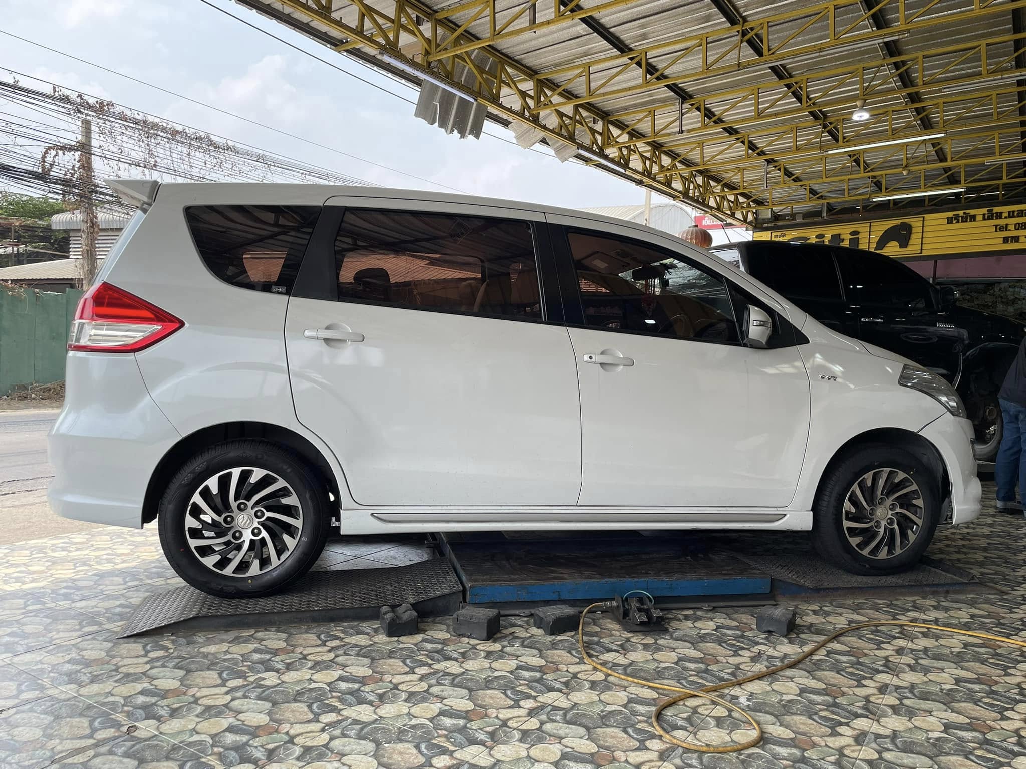 🚘 #SUZUKI_ERTIGA🥰 เปลี่ยนยาง #OTANI #EK1000 185/65R15