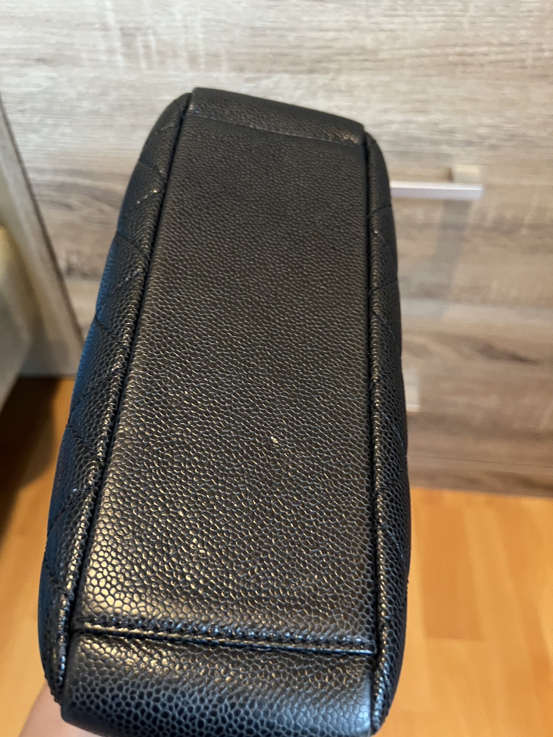 Chanel PST Tote Caviar black holo16