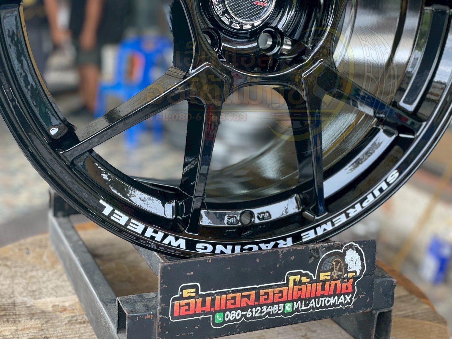 ล้อแม็กซ์ใหม่ขอบ18" #HOF_RACINGWHEELS #TC005 SP-TC05S 18x8.5J ET35 5x114.3 สีดำเงา