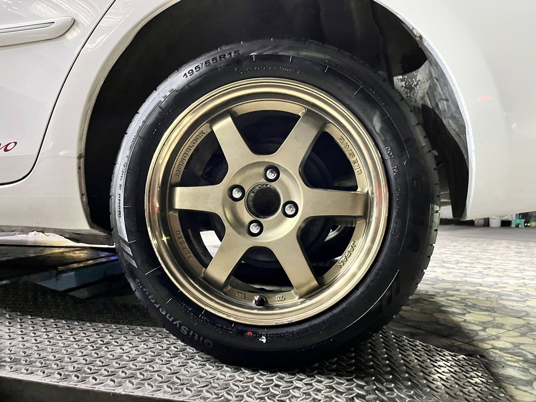 TOYOTA_VIOS🚘เปลี่ยนยาง 🛞🐘#GITI_SynergyH2_195/55R15