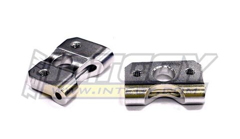INT-T6762SILVER Alloy Rear Suspension Arm Mount for Nitro Rustler