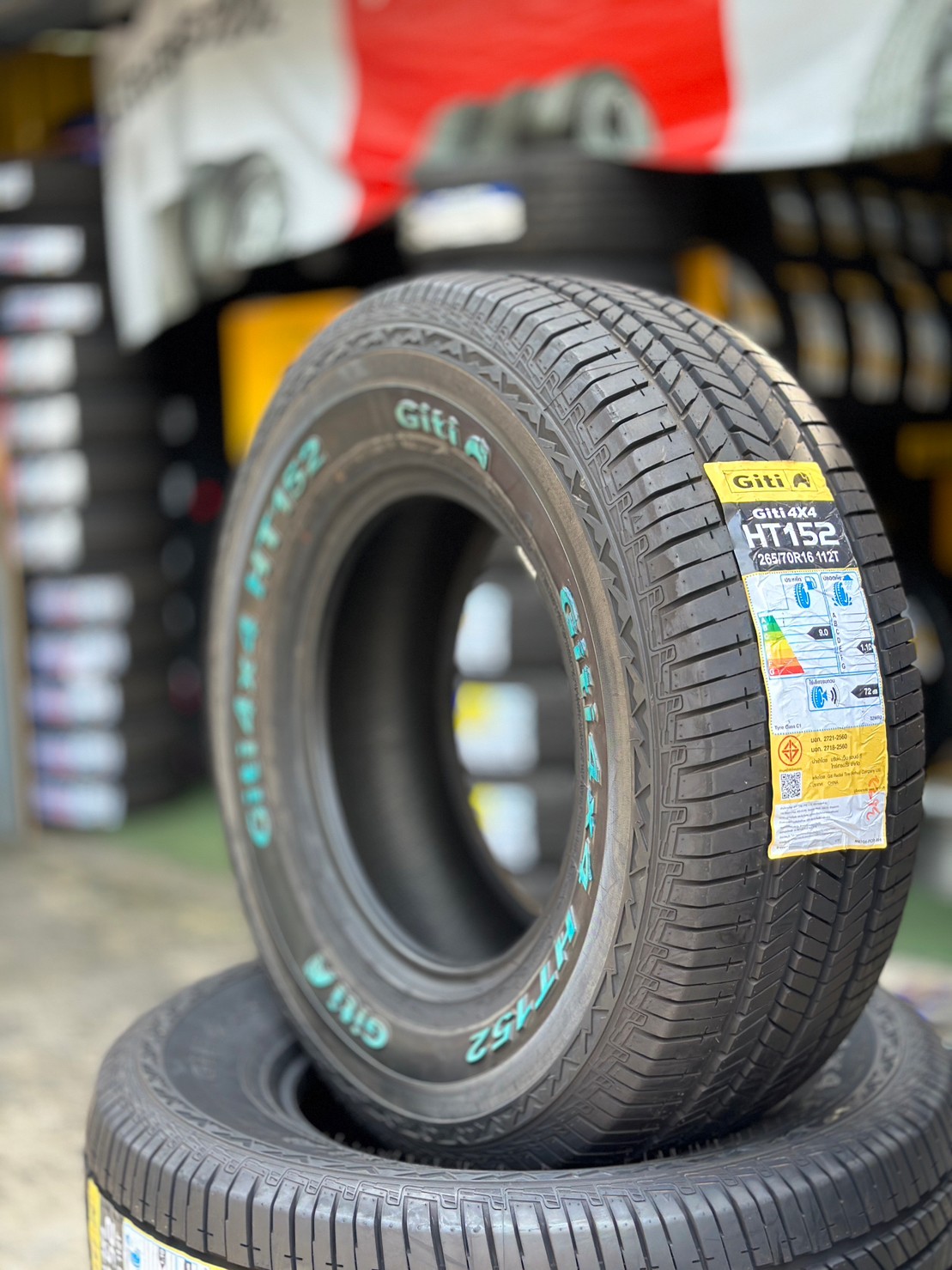 #GITI 4x4 #HT152 #265/70R16 ยางทางเรียบตัวหนังสือสีขาว นุ่มเงียบ ยางรถยนต์คุณภาพดี สมรรถนะสูง ยางใหม่ปี2022