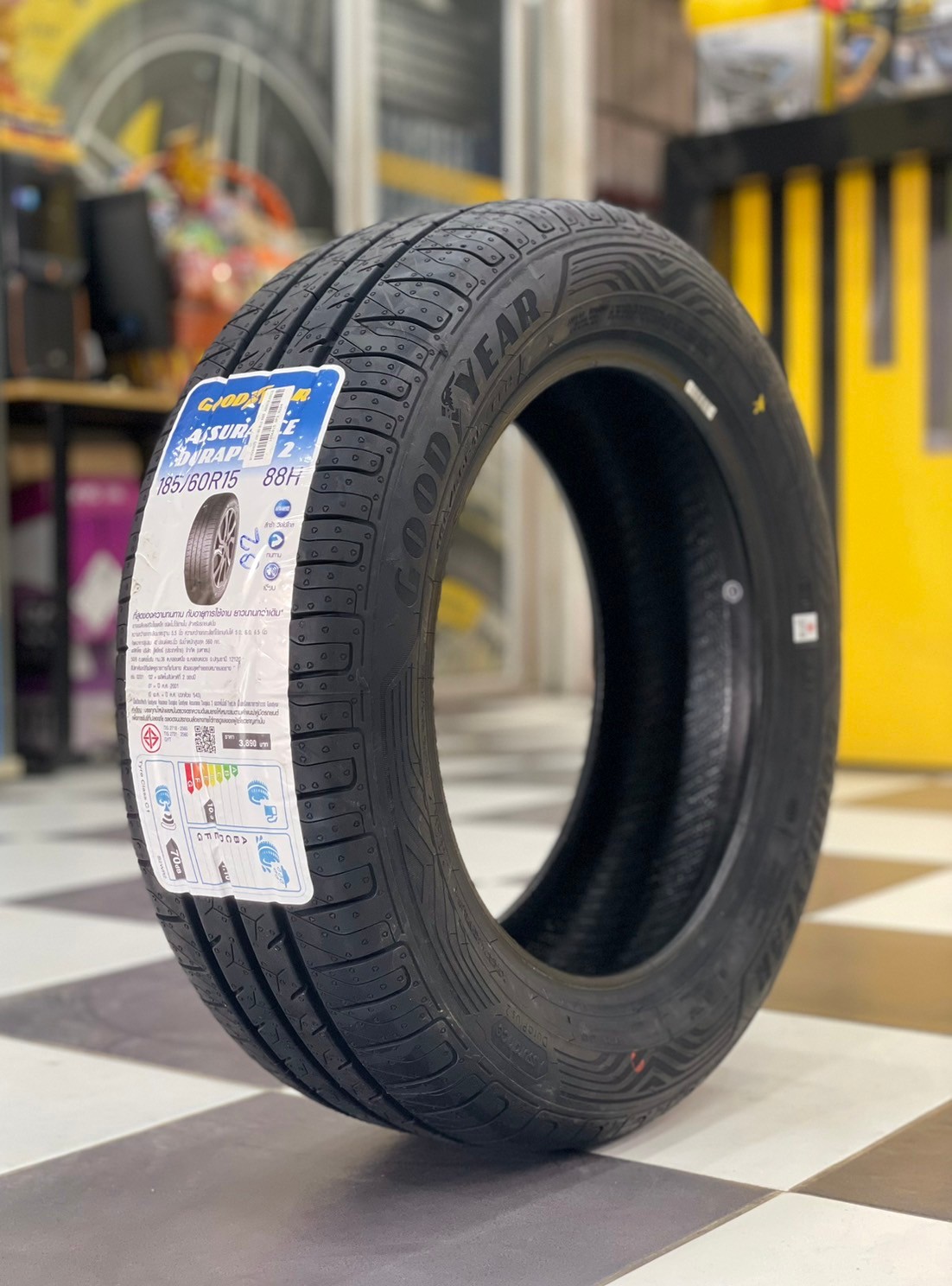 #GOODYEAR Assurance DuraPlus 2 185/60R15 ยางใหม่ปี2024