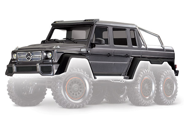 8825X Body, Mercedes-Benz® G 63®, complete (matte graphite metallic) (includes grille, side mirrors, door handles, & windshield wipers)