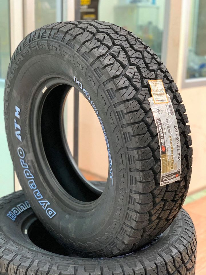 Hankook DynaproAT-M 265/70R16 ยางAll Terrain ตัวหนังสือสีขาว