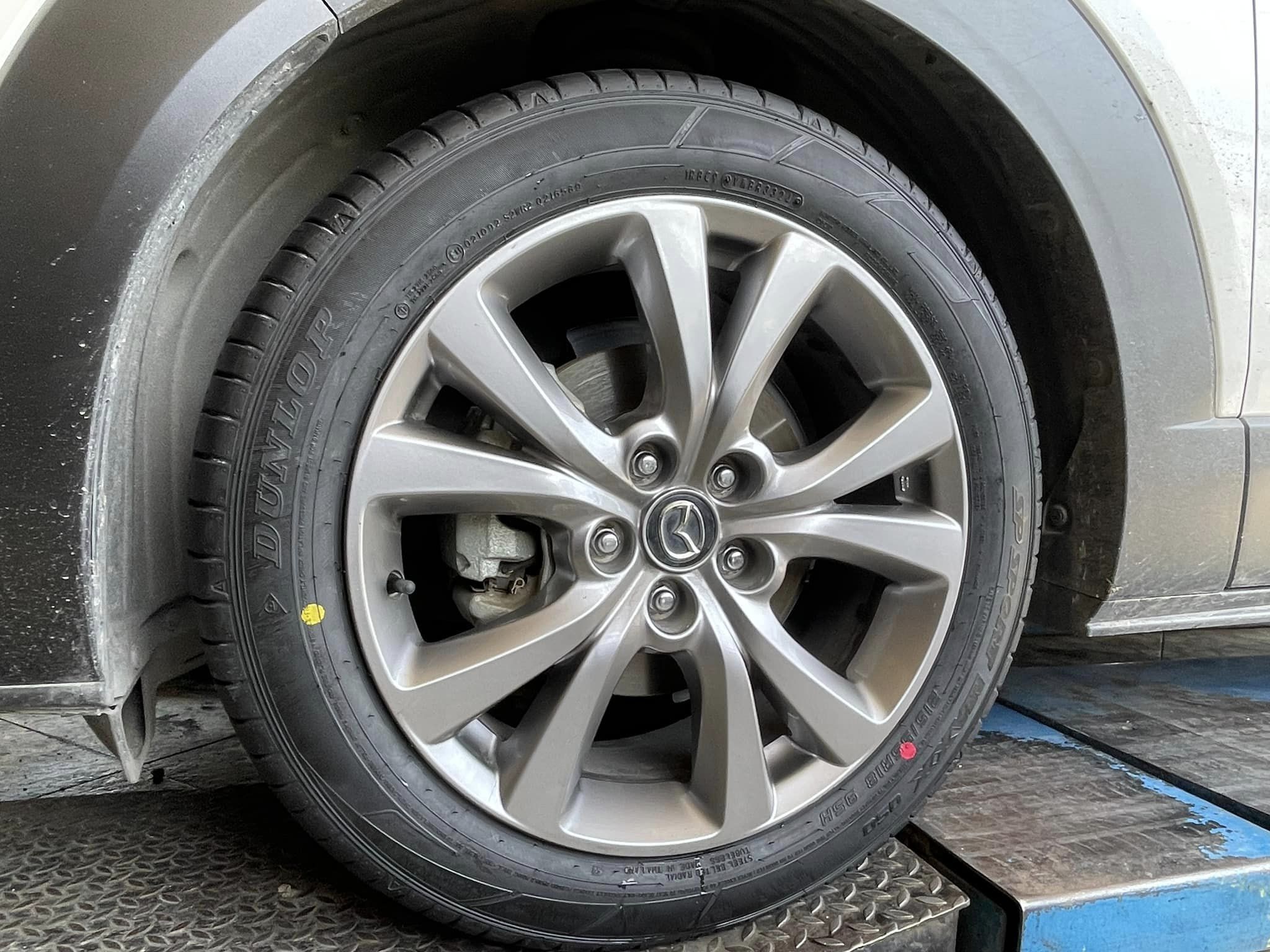 🚘 #MAZDA_CX30 เปลี่ยนยาง #DUNLOP_SP #SPORT #MAXX050_215/55R18