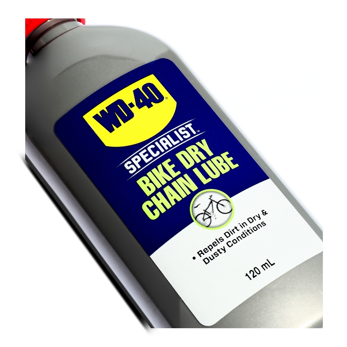 WD-40 BIKE น้ำมันหล่อลื่นโซ่ ชนิดแห้ง (Dry Chain Lubricant) ขนาด 120 มิลลิลิตร