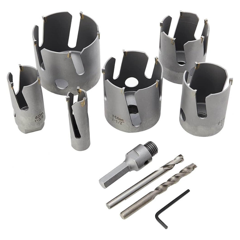 ชุดโฮลซอว์ T.C.T พร้อมอุปกรณ์ รุ่น D-51297 MAKITA