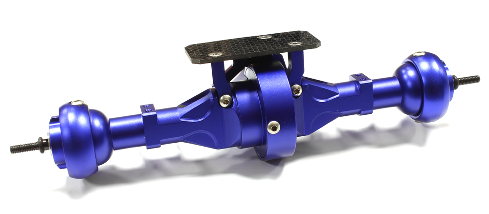 INT-C23112BLUE Complete Alloy Rear Axle For AX10 And Other 2.2 Custom DIY (WK Must Use C23182)