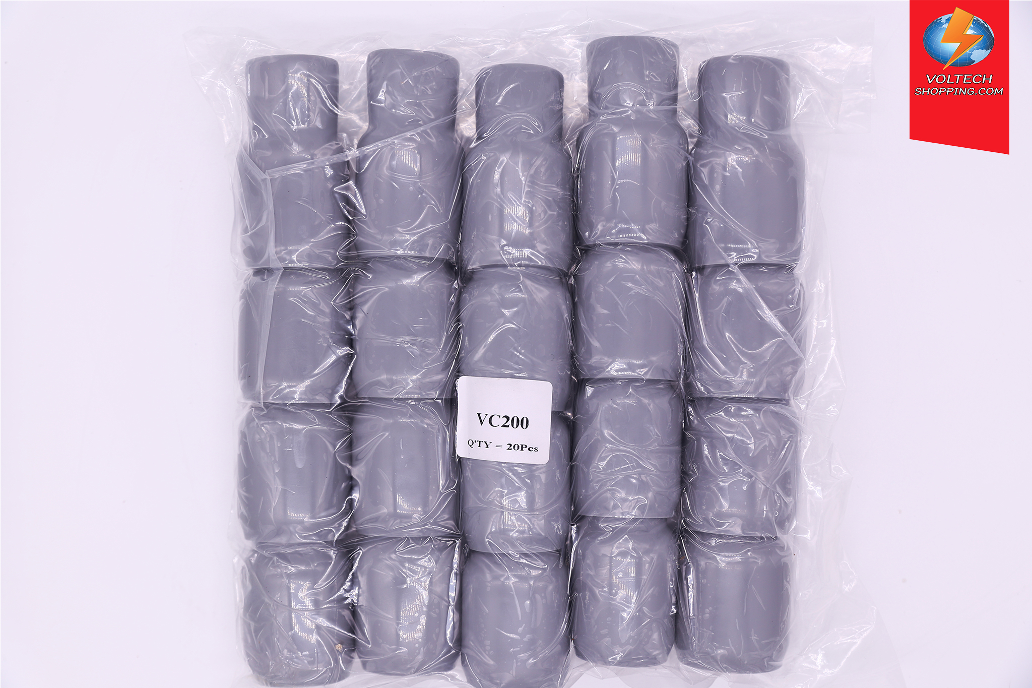 ปลอกหุ้มหางปลาสีเทา VC-200GR