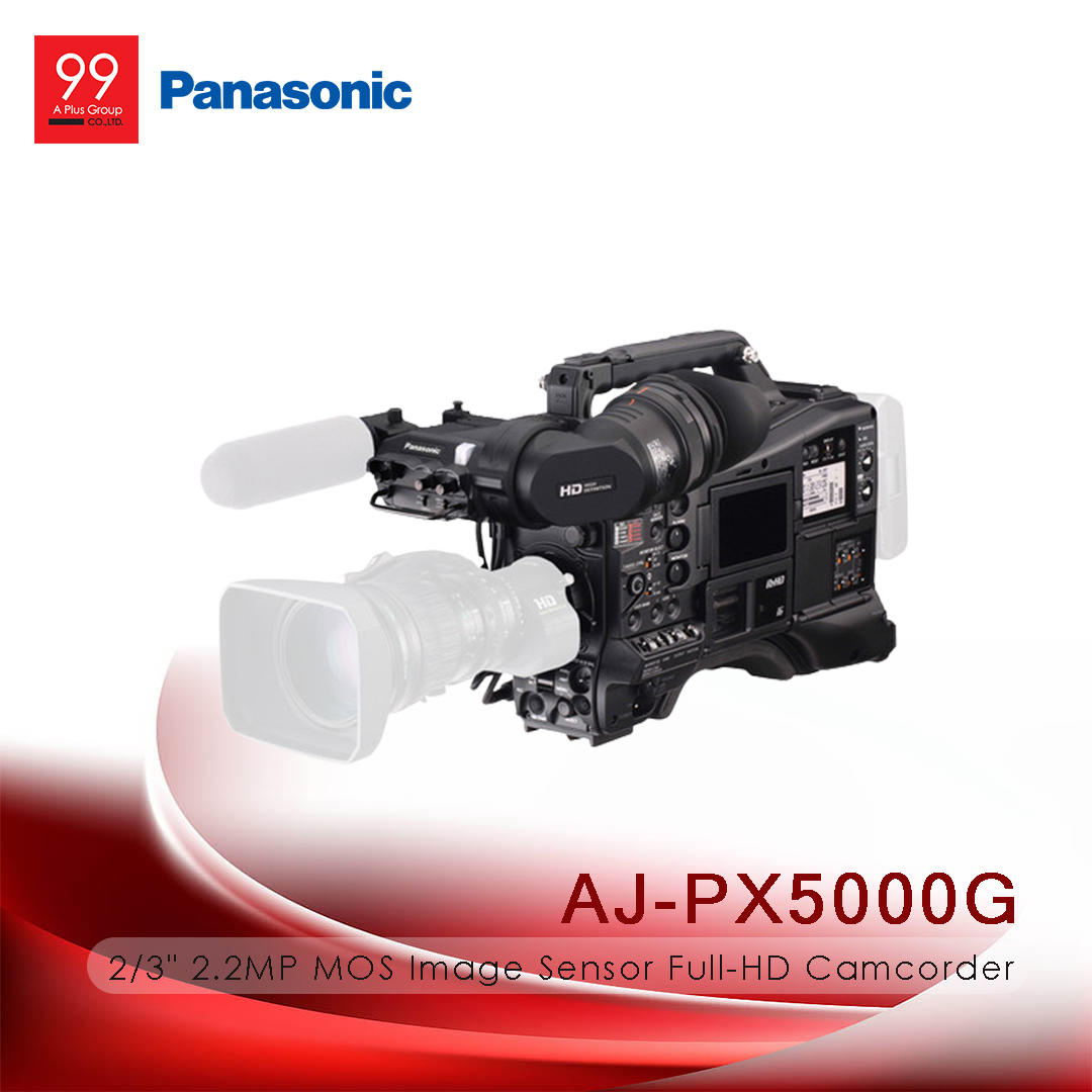 Panasonic AJ-PX5000G 2/3" 2.2MP MOS Image Sensor Full-HD Camcorder