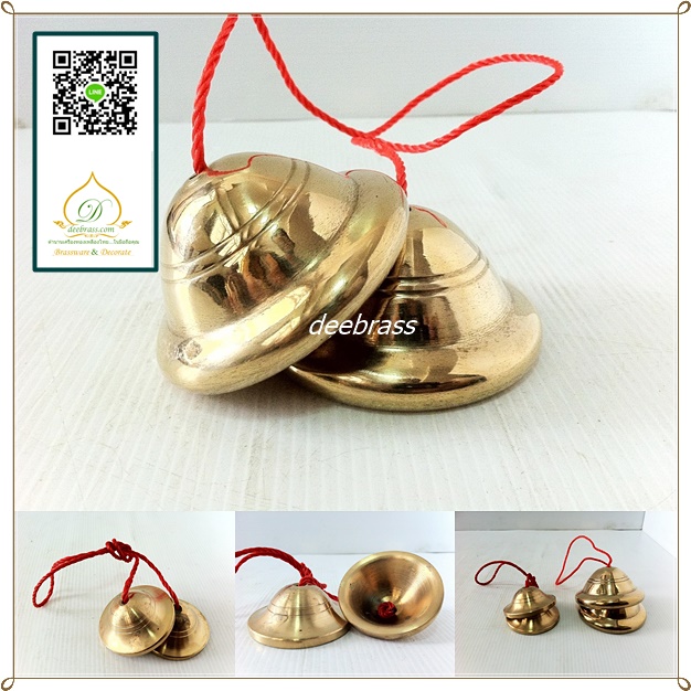 ฉิ่งทองเหลืองไทย ราคาตามขนาด