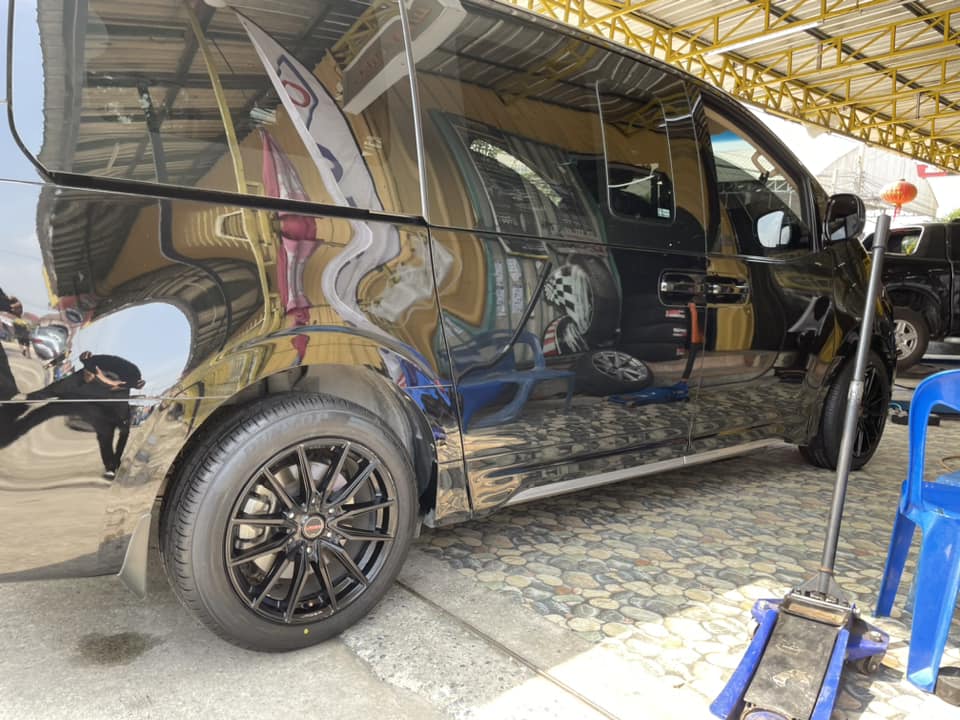 #HYUNDAI_STARIA ยางใหม่ DUNLOP SP SPORT FM800 225/55R18 ยางใหม่ปี2024