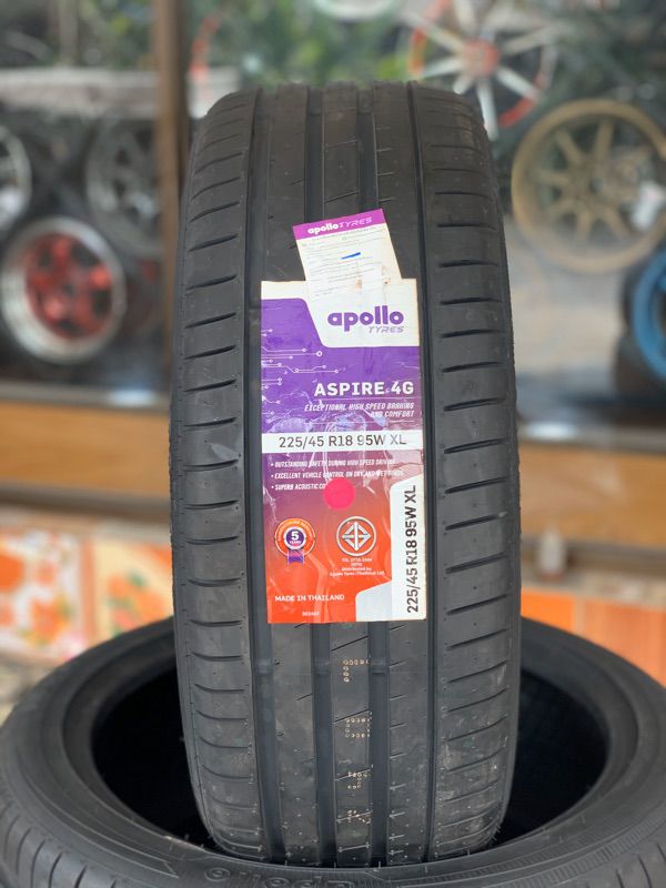 ยางใหม่คุณภาพดี Apollo Aspire4G 225/45R18