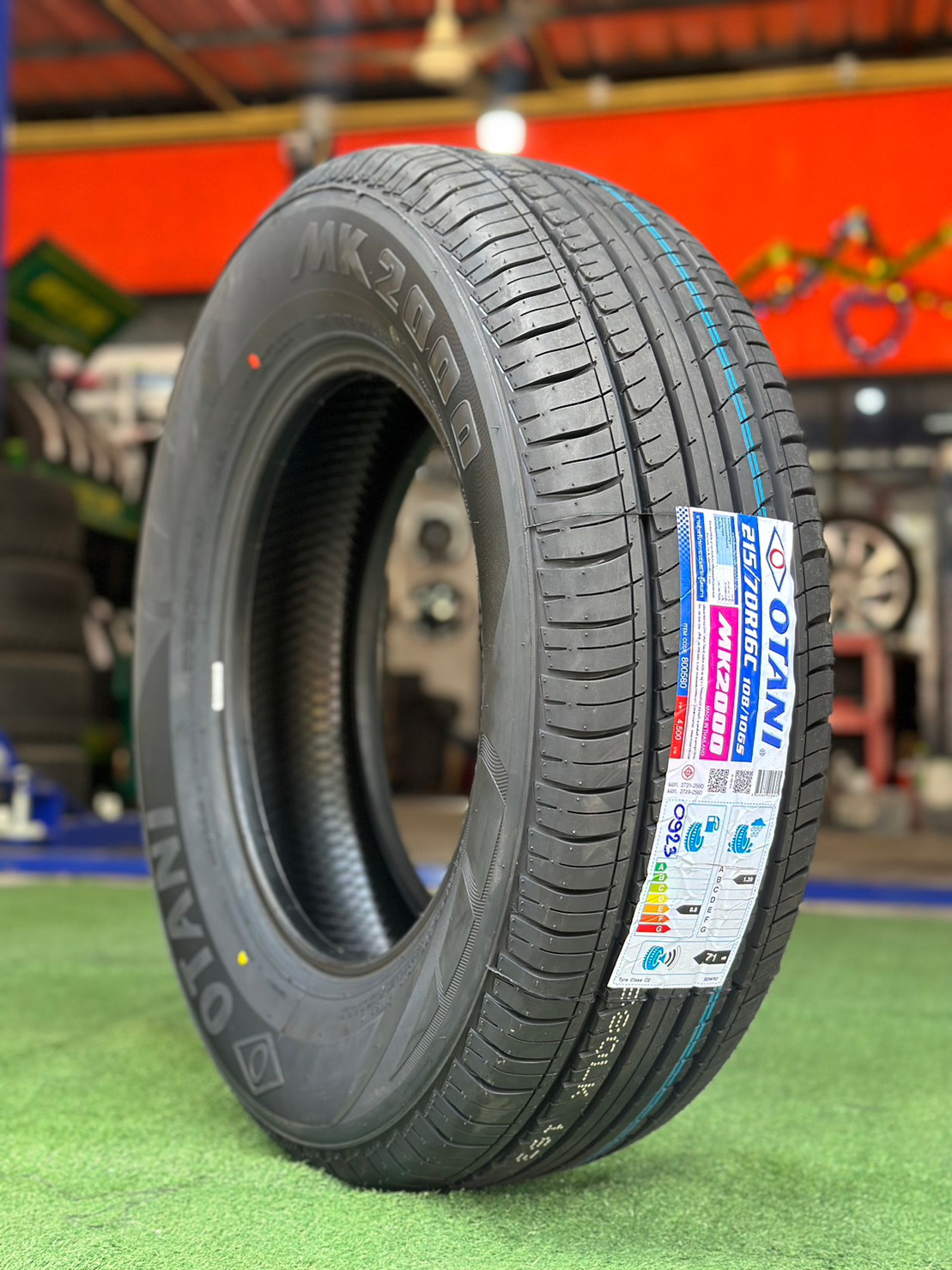 OTANI MK2000 215/70R16 ยางใหม่ปี2023 ราคาพิเศษพร้อมติดตั้งฟรี สามารถสอบถามเพิ่มเติมได้ค่ะ