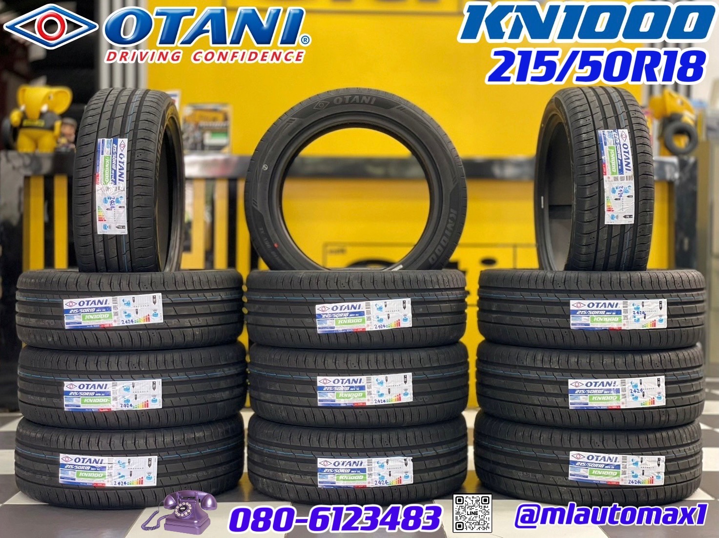 #รถไฟฟ้าEV #รถEV #OTANI #KN1000 215/50R18