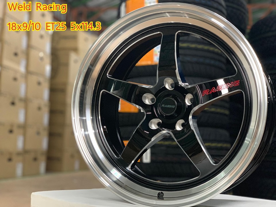 ล้อแม็กซ์ใหม่เวล Racing ขอบ18 ขนาด5รู114