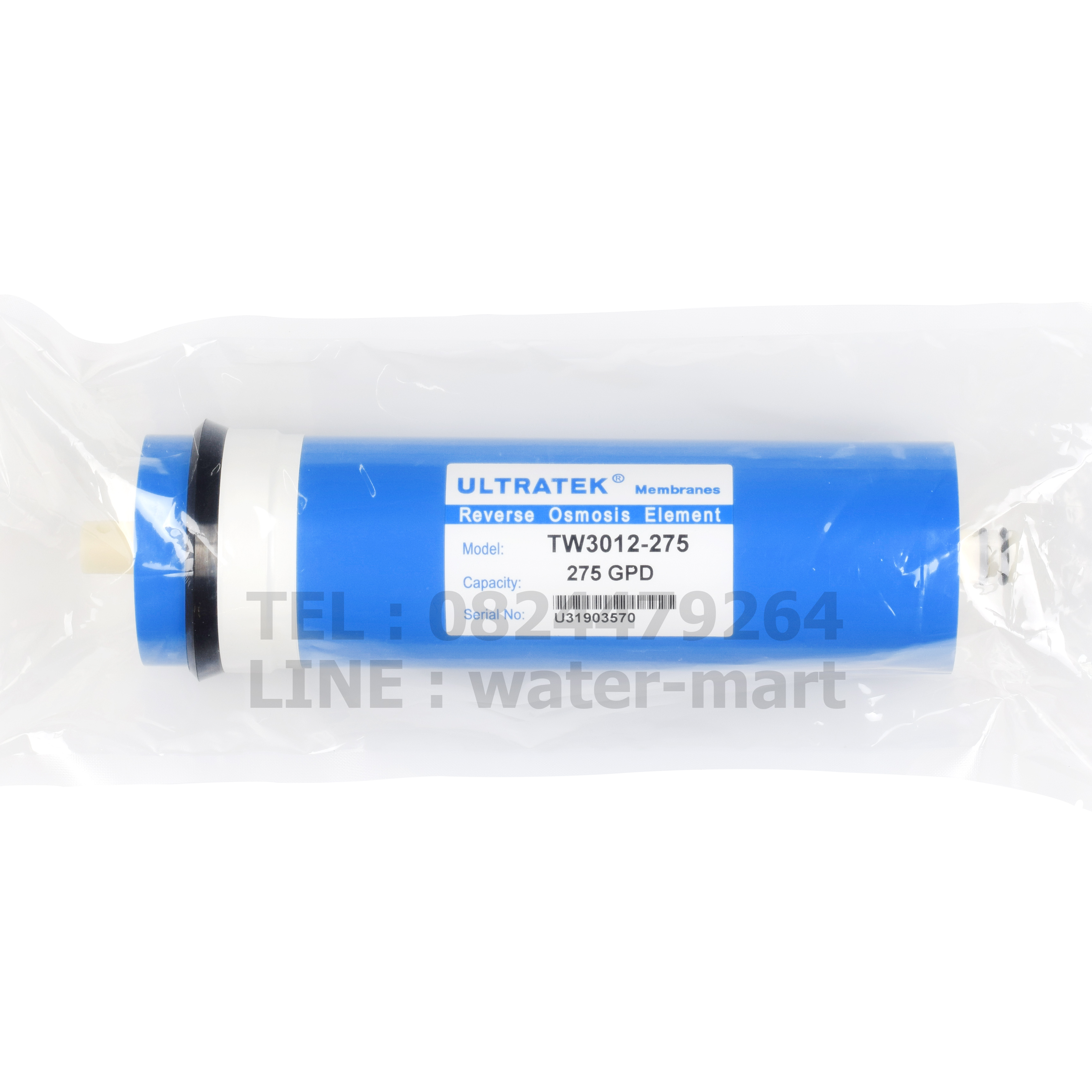ไส้กรองเมมเบรน ULTRATEK MEMBRANE 275 GPD