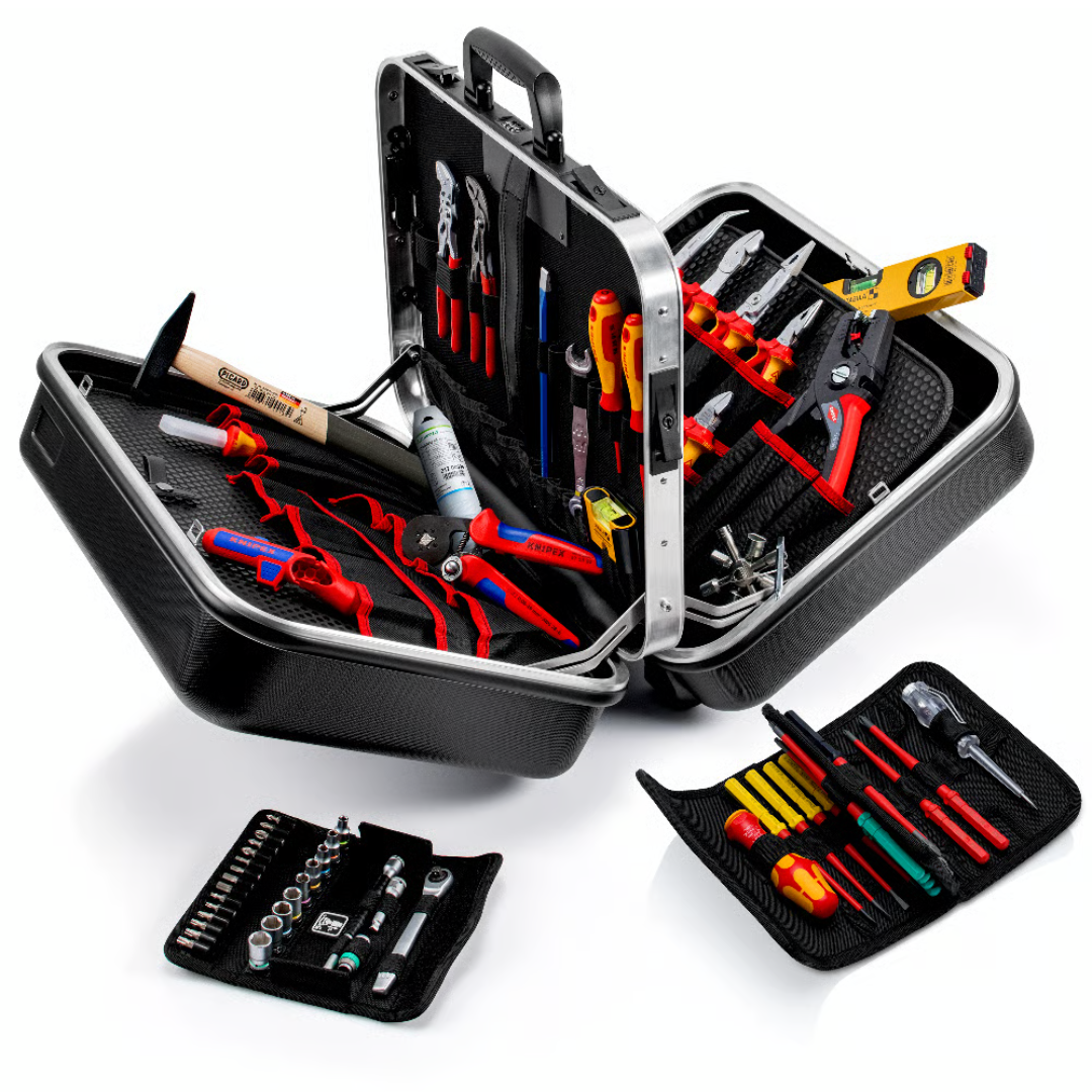 กระเป๋าเครื่องมือ "BIG Twin" Electro 63 ชิ้น No.00 21 42 KNIPEX