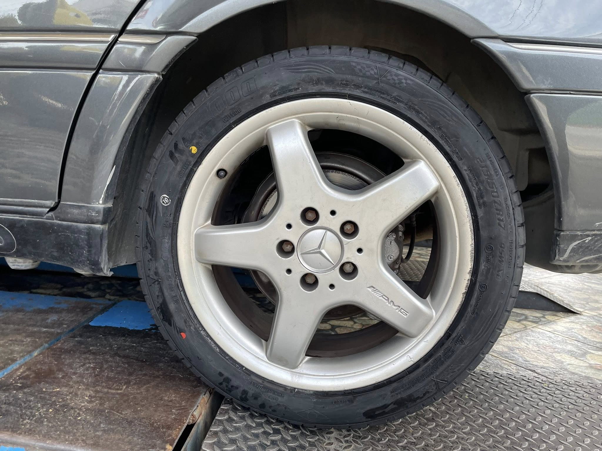 BENZ_C220 เปลี่ยนยาง 🛞🐘#OTANI_KC2000_215/50R17