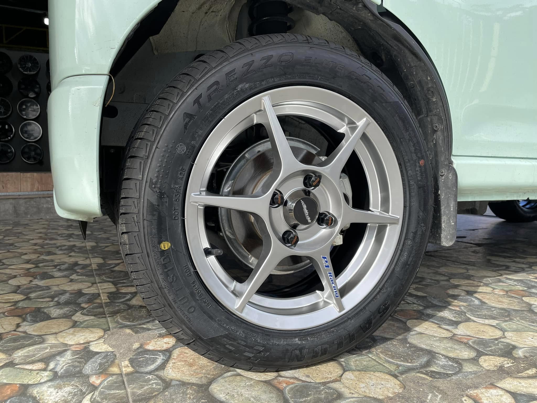 #DAIHATSU_HIJET CARGO🛠 #SAILUN_STREZZO_ELITE 185/55R14 #ล้อSSW204 #P1 14X5.5 ET38 4X100 HP