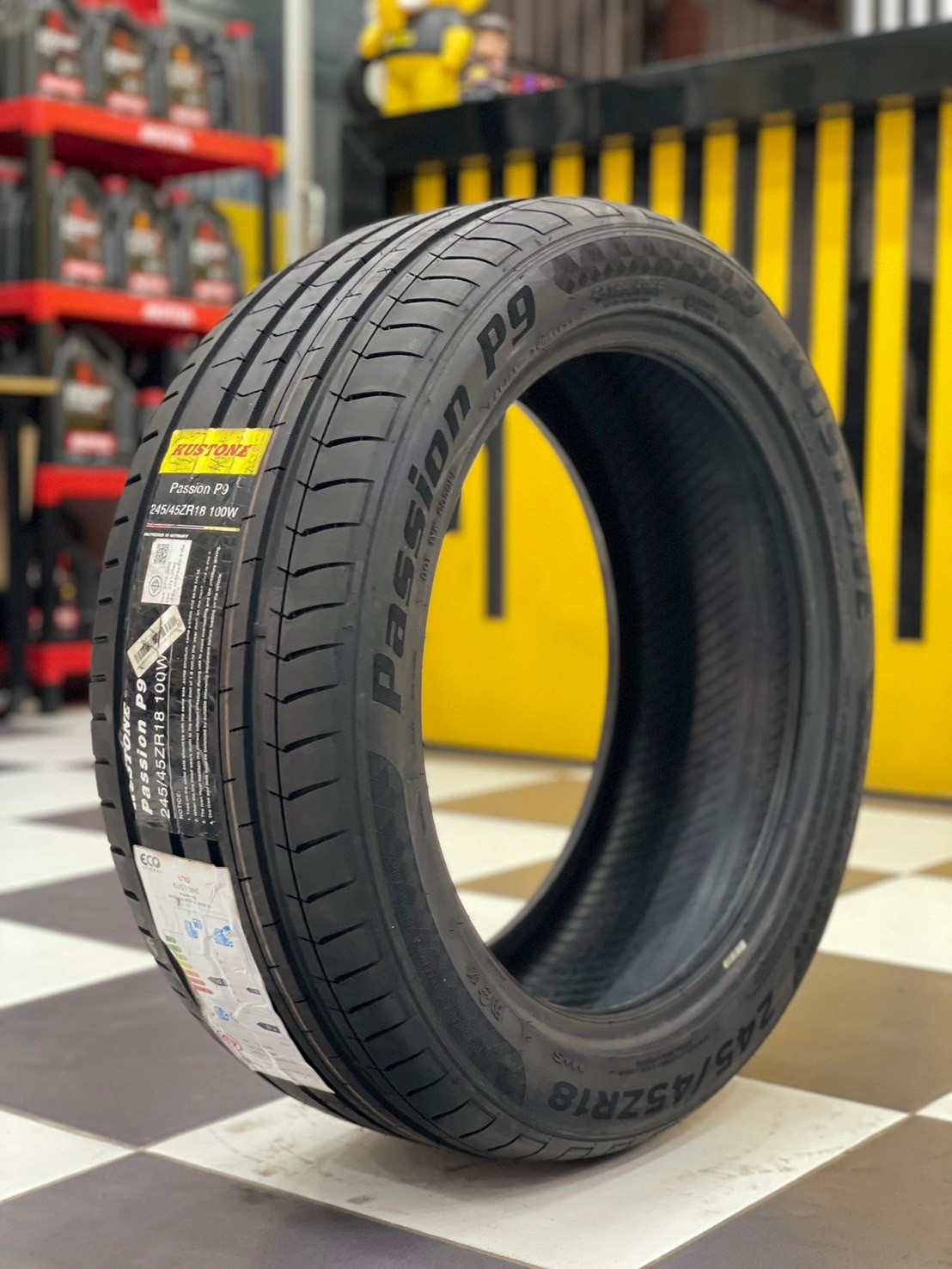 ยางใหม่ คูสโตน KUSTONE PASSION P9 245/45R18 ยางใหม่ปี2023
