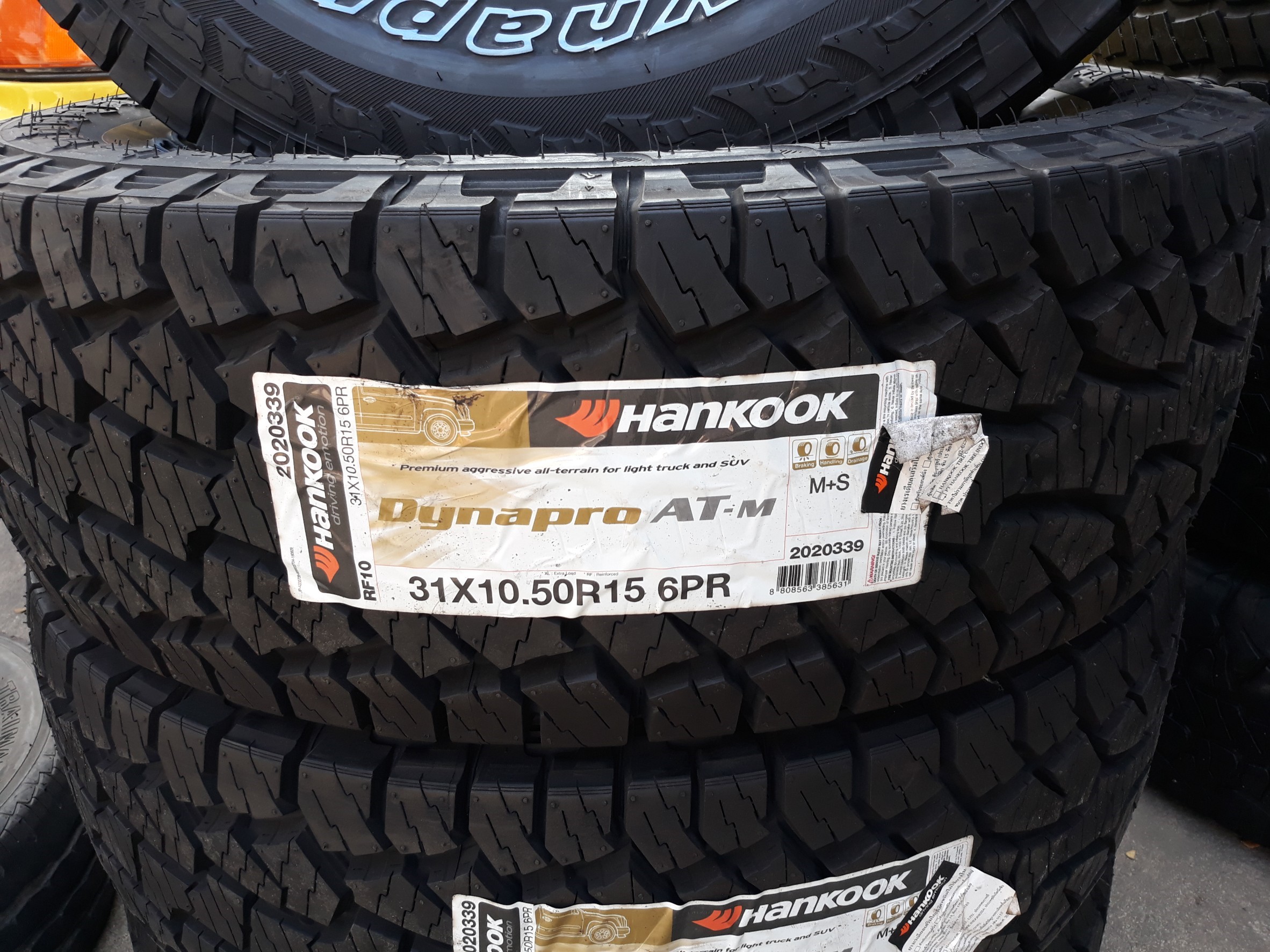 ยางใหม่ HANKOOK Dynapro AT-M 31X10.5R15
