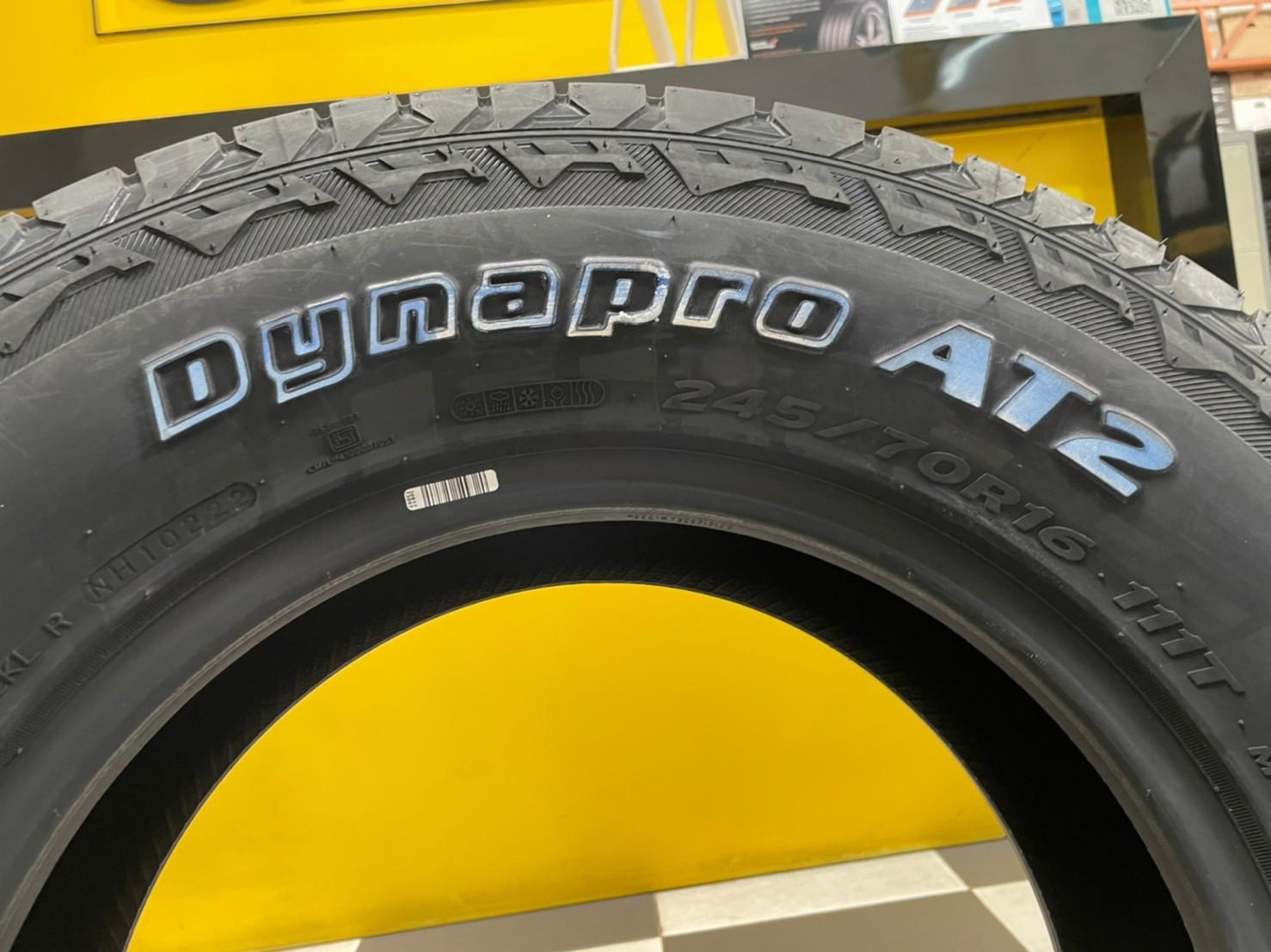 Hankook Dynapro AT2 245/70R16 ยางใหม่ปี2020 ตัวหนังสือสีขาว