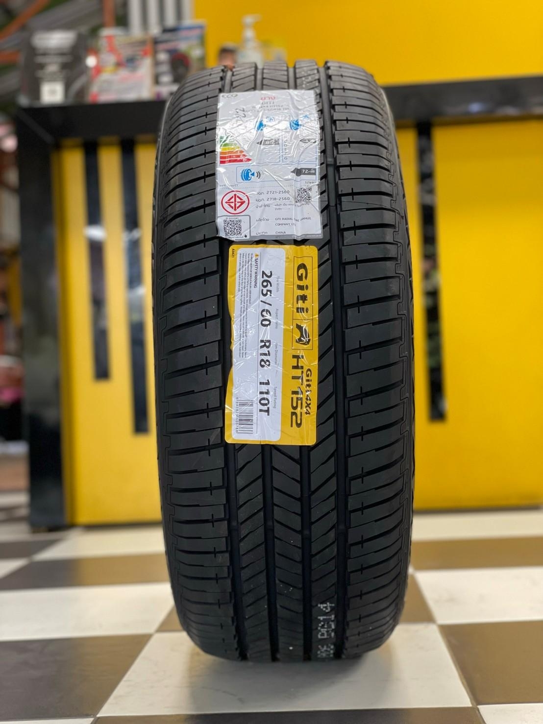 265/60R18 GITI 4x4 HT152 (ยางตัวหนังสือสีขาว) ราคาโปรโมชั่นพิเศษ สอบถามราคาได้ค่ะ