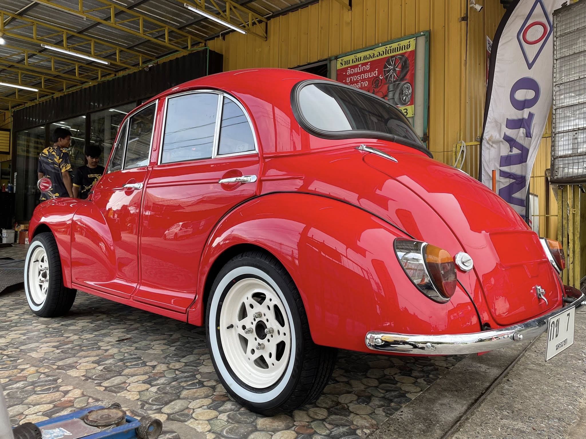 MORRIS_MINOR🚘💫 🛞🐘#SAILUN_ขอบขาว_185/65R14 🛞