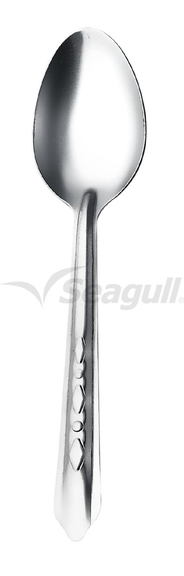 100301012 ช้อนส้อม ซุปเปอร์เซฟ ตราซีกัล นกนางนวล (12 คู่/กล่อง)