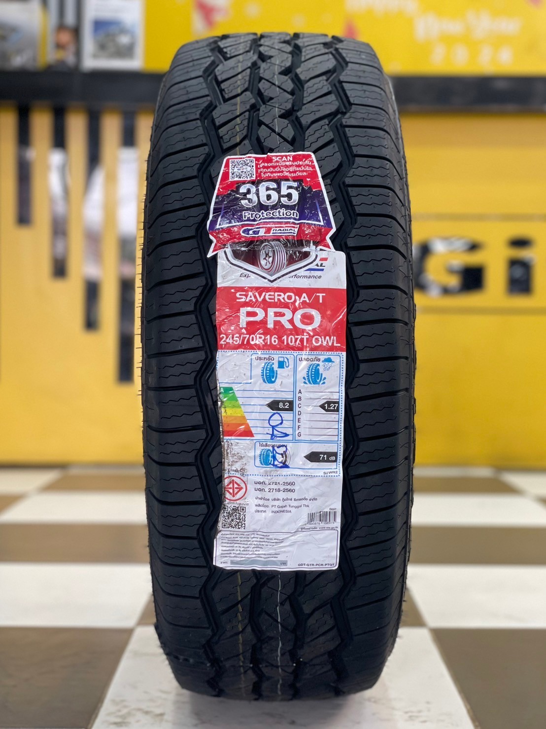 ยางใหม่ #จีทีเรเดียล #GT RADIAL SAVERO AT PRO 245/70R16 ยางใหม่ปี2024 (ราคาโปรโมชั่น4เส้น)