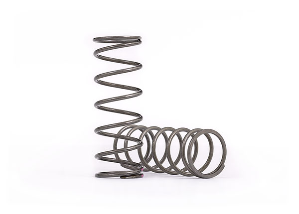 7842 Springs, shock, medium (natural finish) (GTX) (4.101 rate, pink stripe) (2)