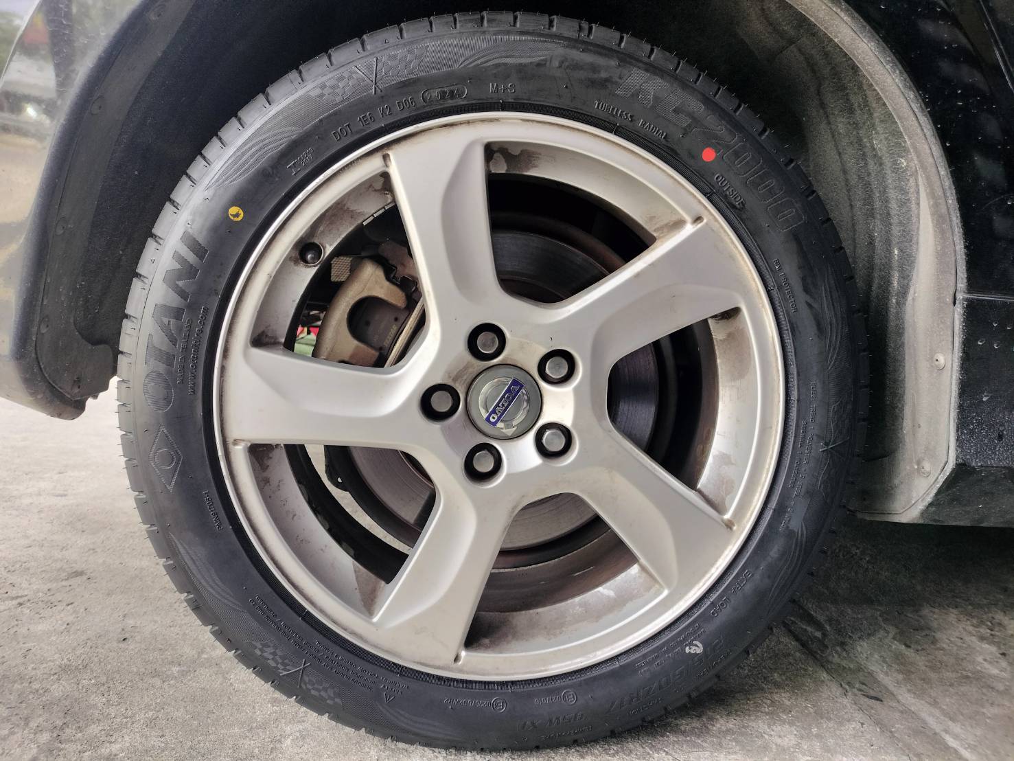 🚘#VOLVO_S60 เปลี่ยนยาง 🛞 #OTANI_KC2000_215/50R17