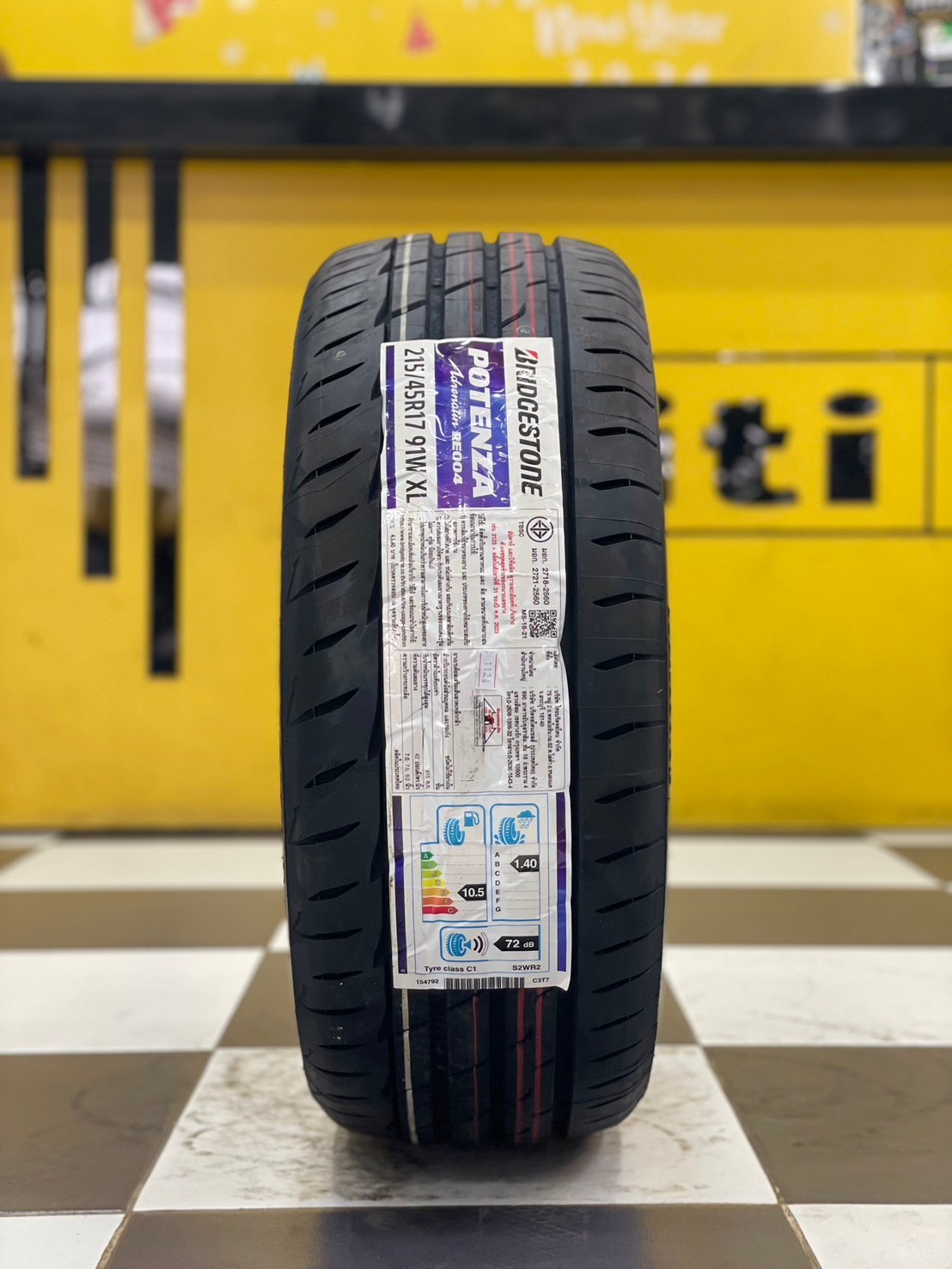 #ยางใหม่บริสโตน #Bridgestone #Potenza #Adrenalin #RE004 215/45R17 #ยางสปอร์ตคุณภาพดี ยางใหม่ปี2024