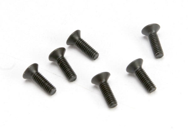 2524 Screws, 2.5x8 countersunk machine (hex drive) (6)