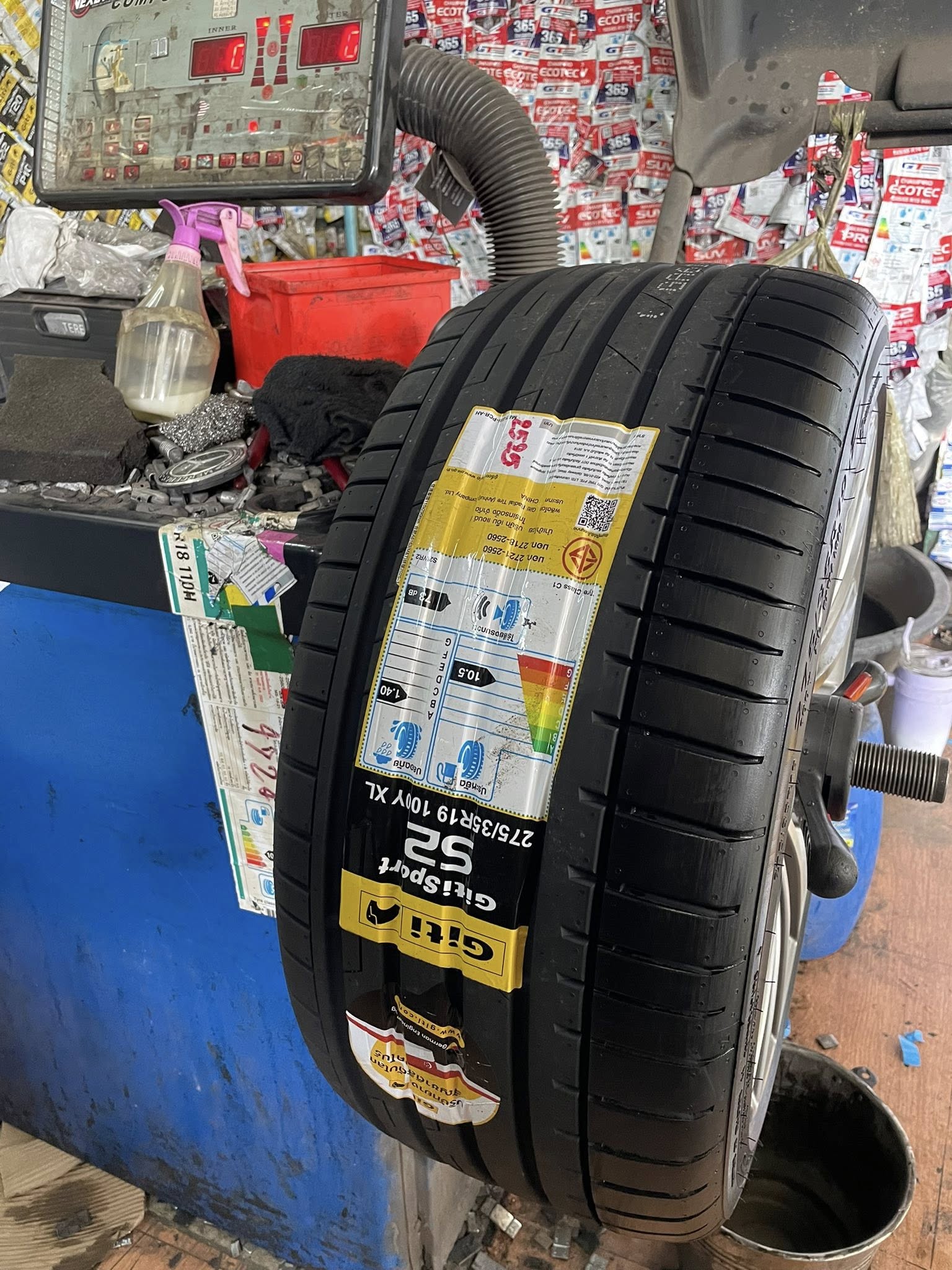 BENZ_CLS250d🚘เปลี่ยนยาง 🛞🐘#GITI_SportS2_255/35R19 ❤️ 🛞 #GITI_SportS2_275/35R19