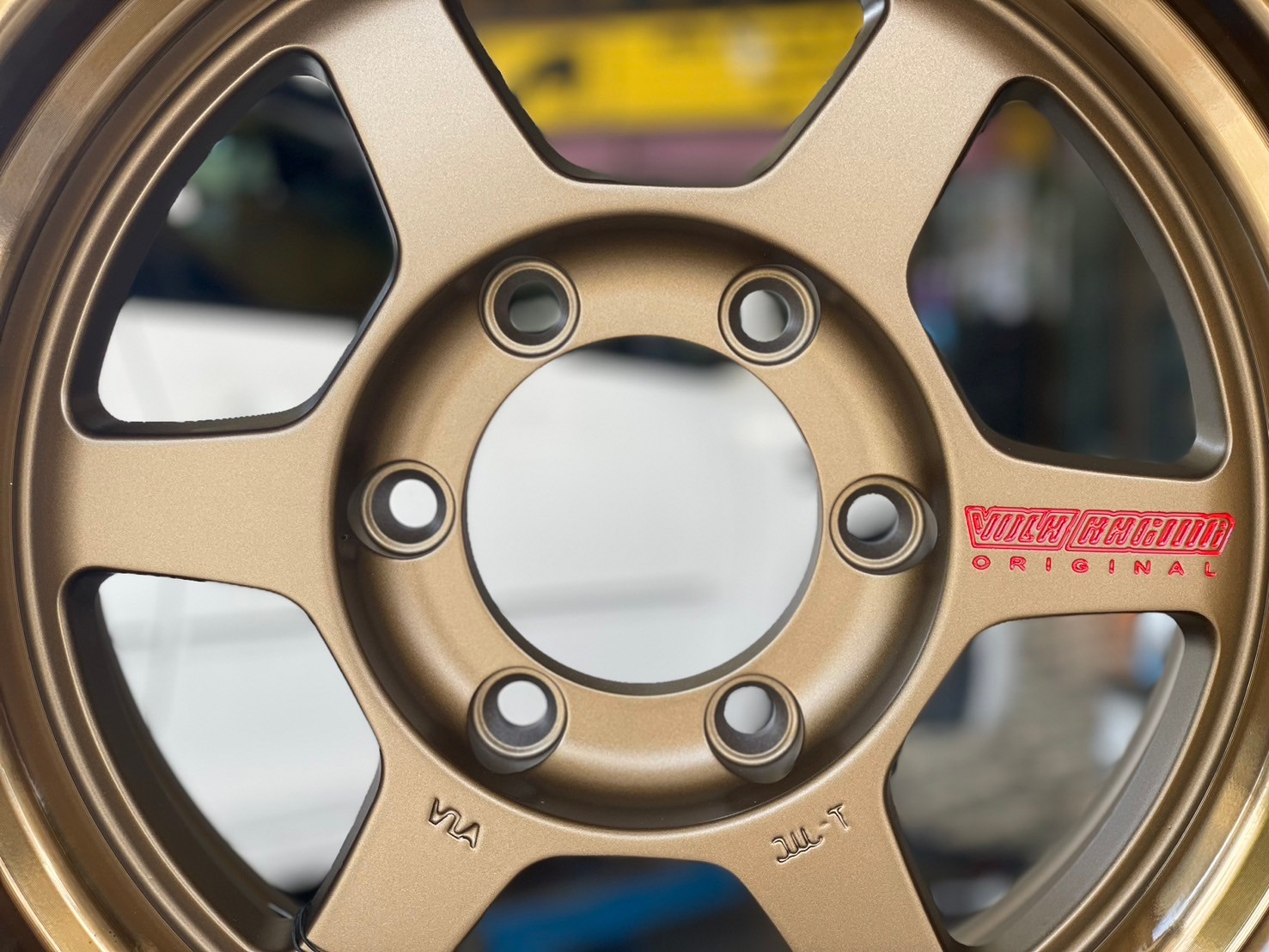 #ล้อแม็กซ์ใหม่ขอบ16 #TE37ขอบ16นิ้ว 16x8 ET0 6x139.7 สีน้ำตาลตัวหนังสือเลเซอร์สีแดง