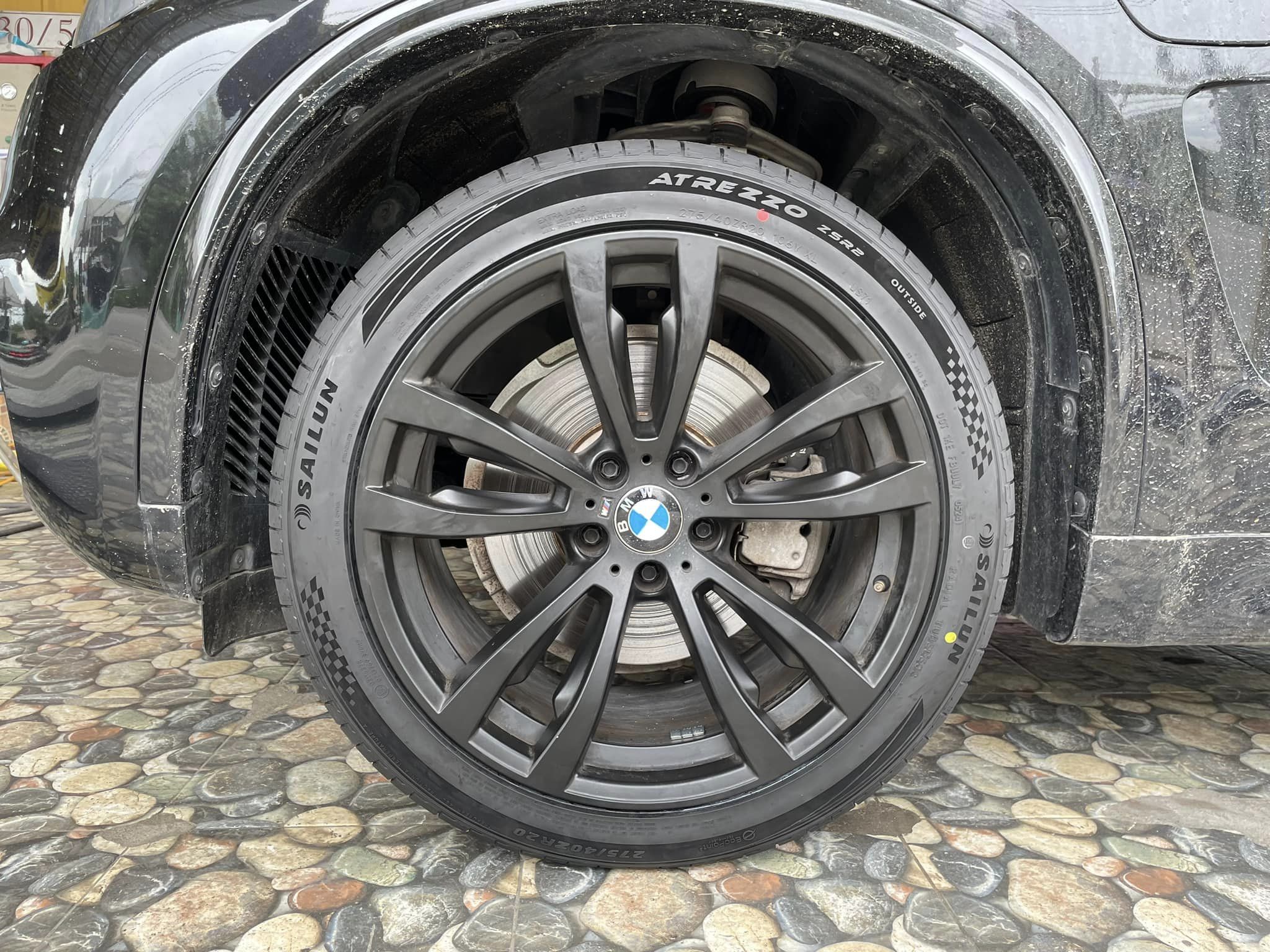 #BMW_X5 เปลี่ยนยาง 🐘#SAILUN_ATREZZO ZSR2 275/40R20 ❤️ 🛞 #SAILUN_ATREZZO ZSR2 315/35R20