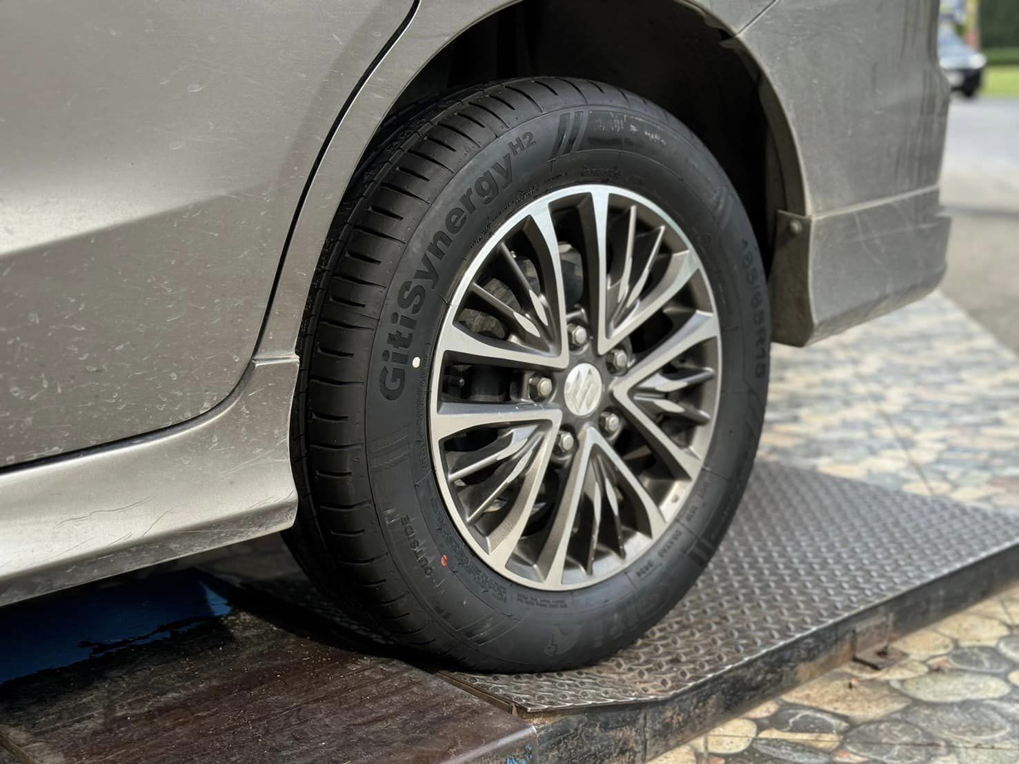 #SUZUKI_ERTIGA🛞เปลี่ยนยาง #GITI_SYNERGY_H2 185/65R15