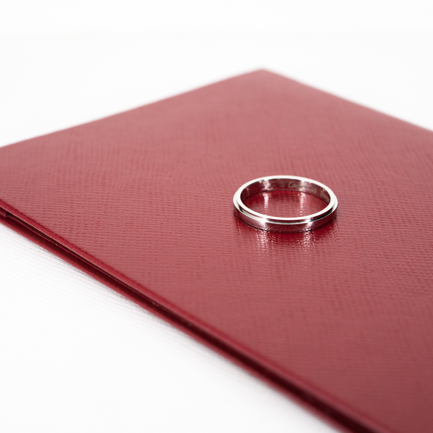 แหวน Cartier D'Amour Band Band Platinum 950 ไซส์48#+การ์ด (Used)