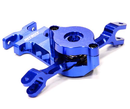 INT-T4135BLUE Billet Machined Alloy Steering Bellcrank for Traxxas 1/10 E-Revo