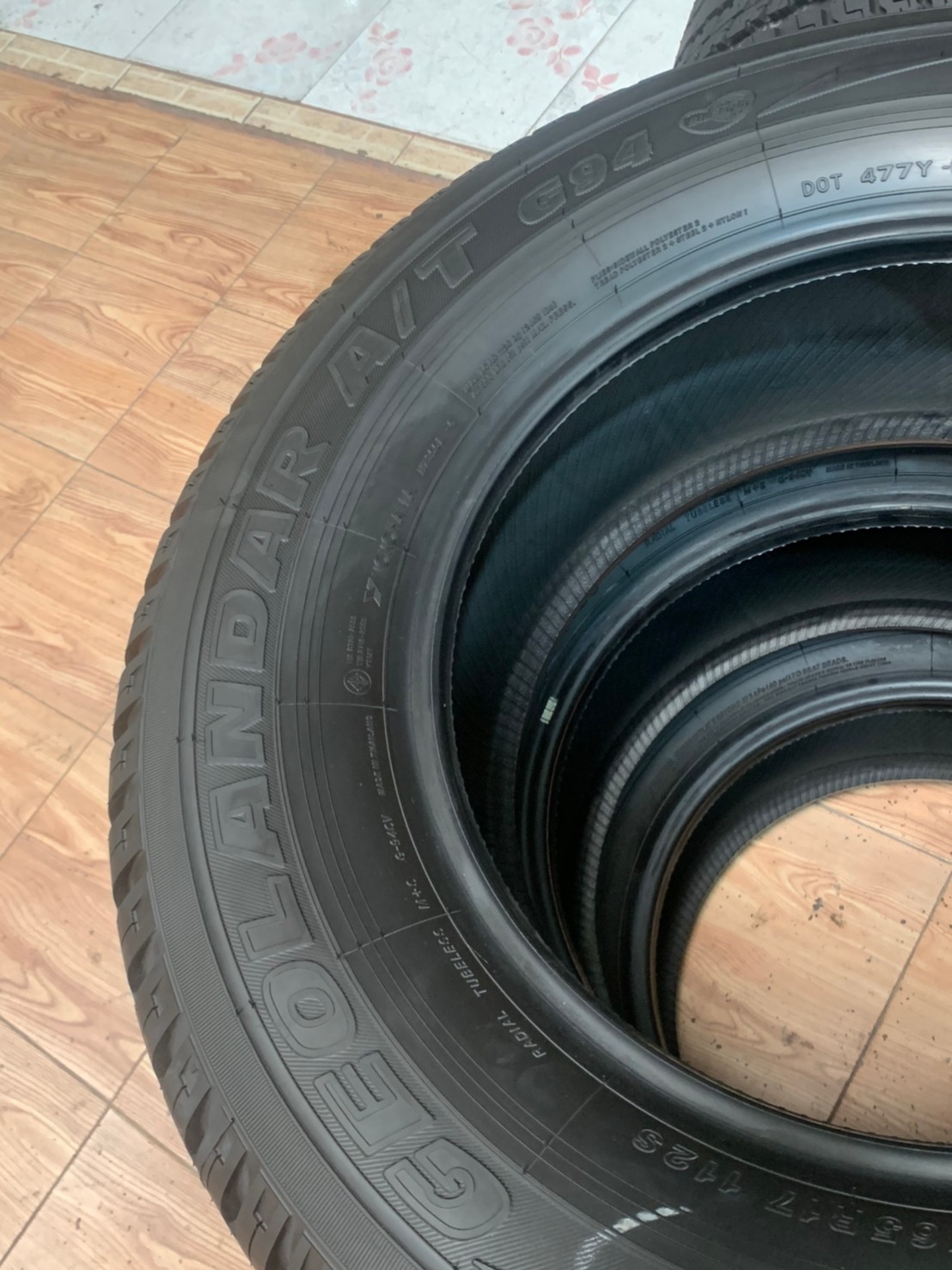 ยางใหม่ถอดป้ายแดงยางปี2021 YOKOHAMA GEOLANDAR AT-S G94 265/65R17
