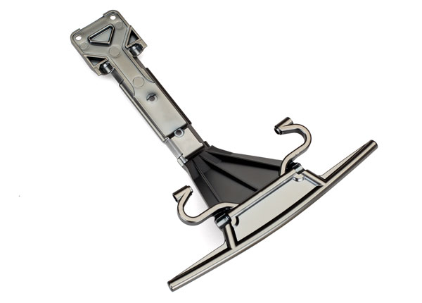 8537X Skidplate, front (plastic) (satin black chrome-plated)