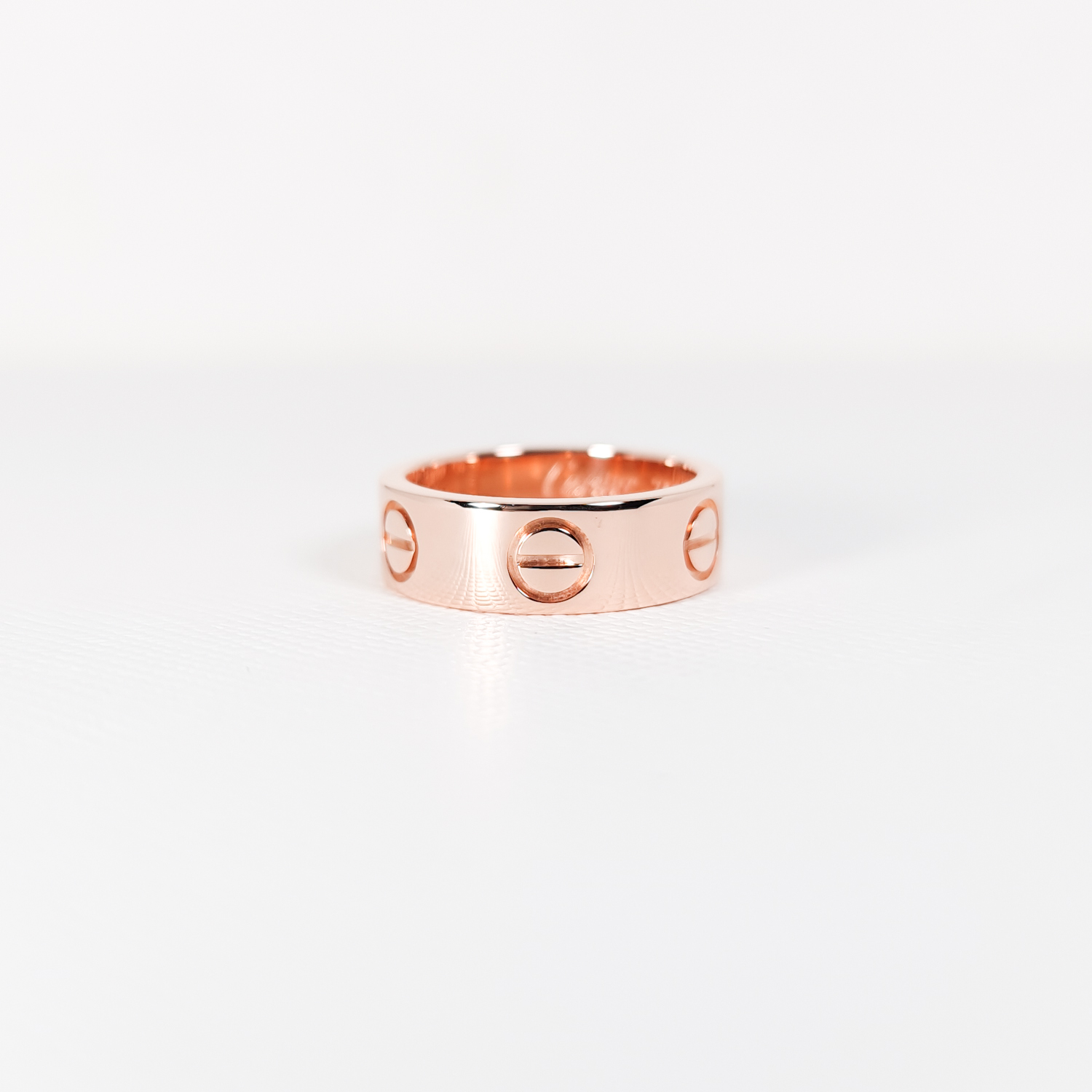 แหวน Cartier Love ทองชมพู18K ไซส์ 46# (Used)