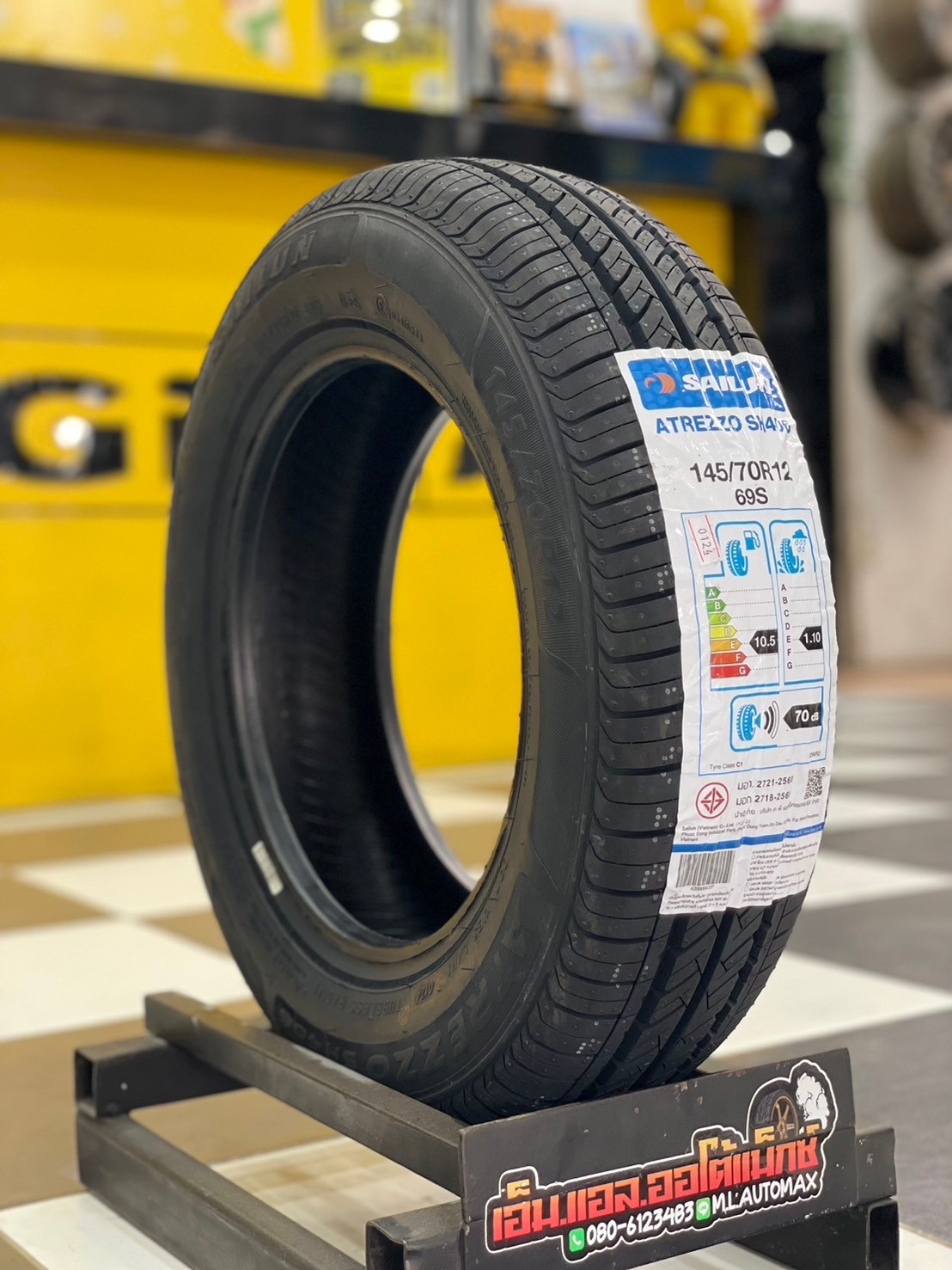 ยางใหม่ #SAILUN "ไซหลุน" #145/70R12 ยางใหม่ปี2024