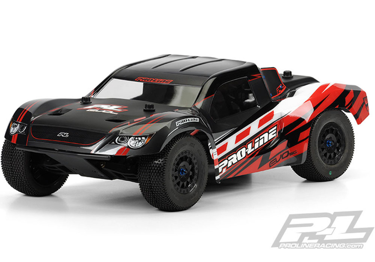PRO-3413-00 Clear Body, EVO: 1/10 Short Course Trucks (ใส่ได้กับ Slash2WD,Slash4X4 โดยไม่ต้องเปลี่ยนเสาบอดี้)